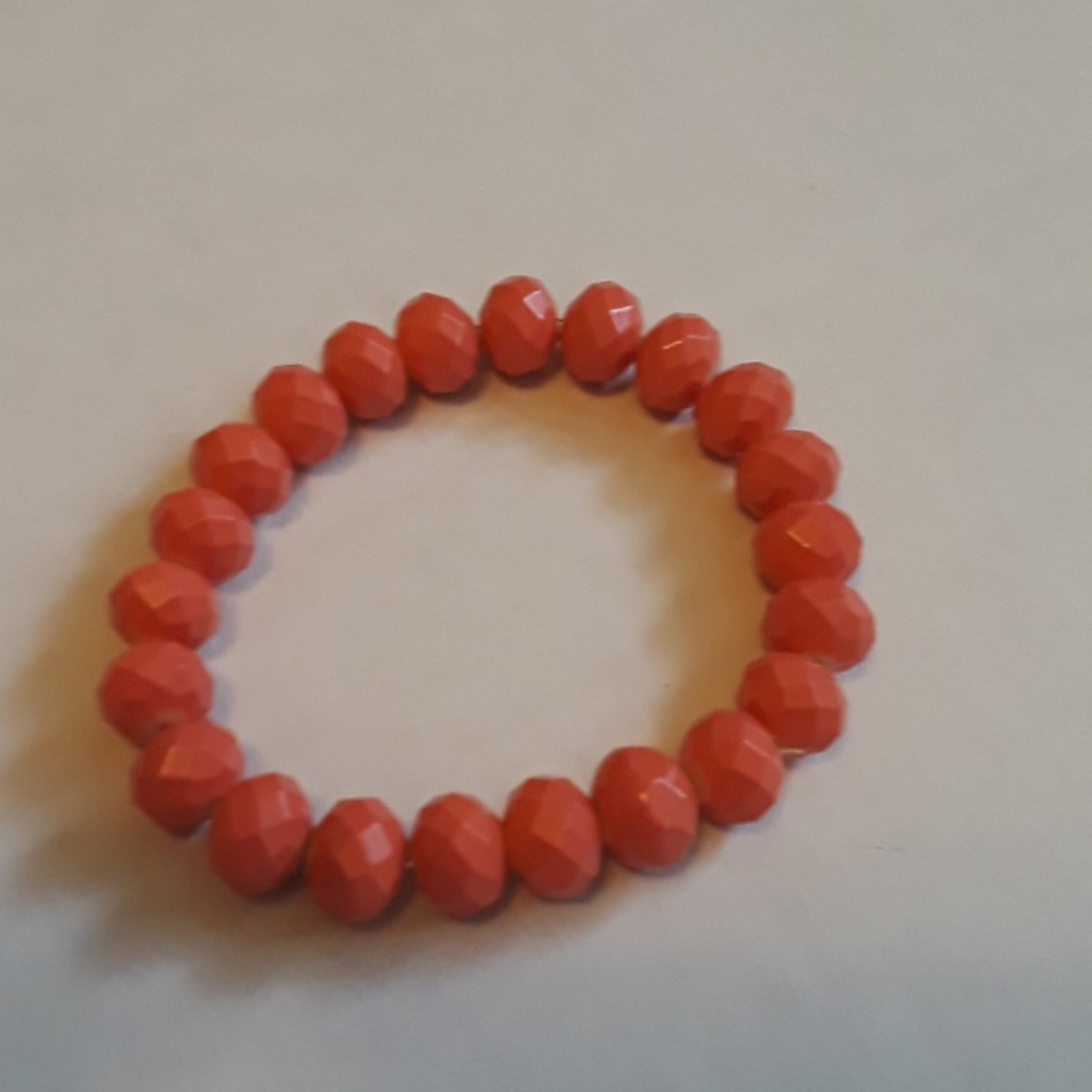 peach stretch bracelet